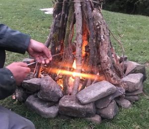 go Green with a campfire