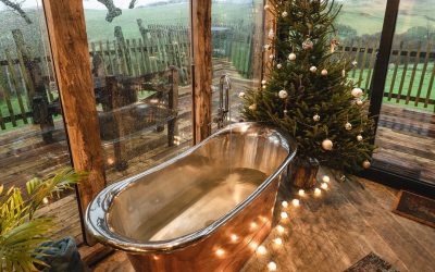 Christmas in a Luxury Treehouse Wales