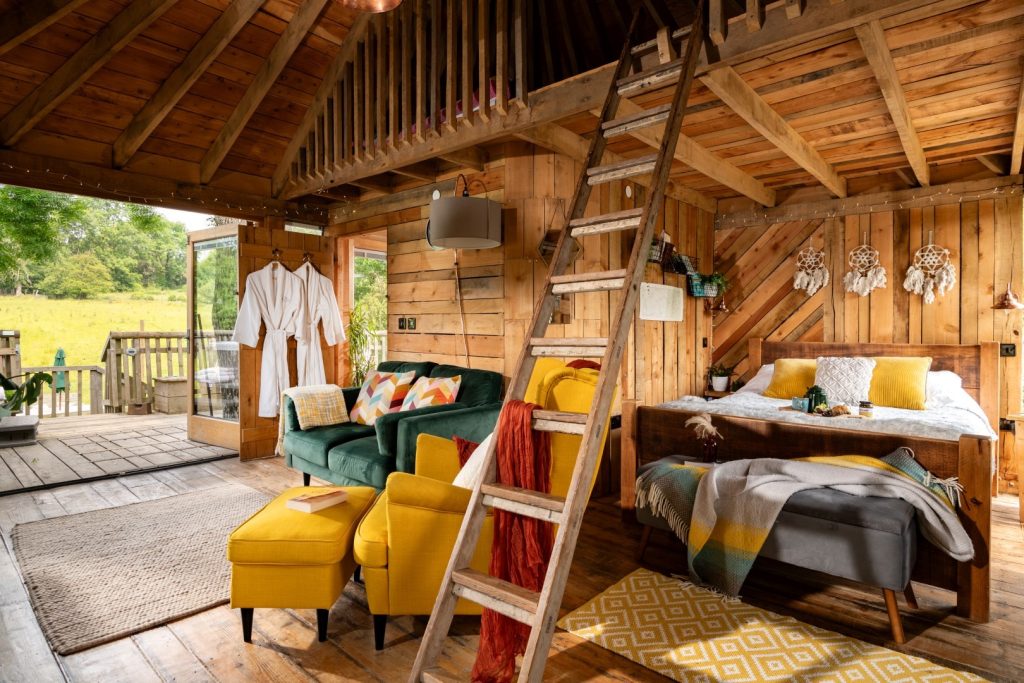 This treehouse is ready for a babymoon destination in the UK