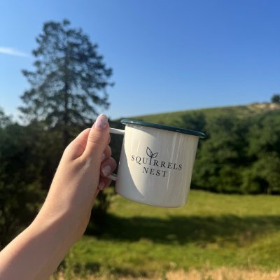 Squirrels Nest Enamel Mug